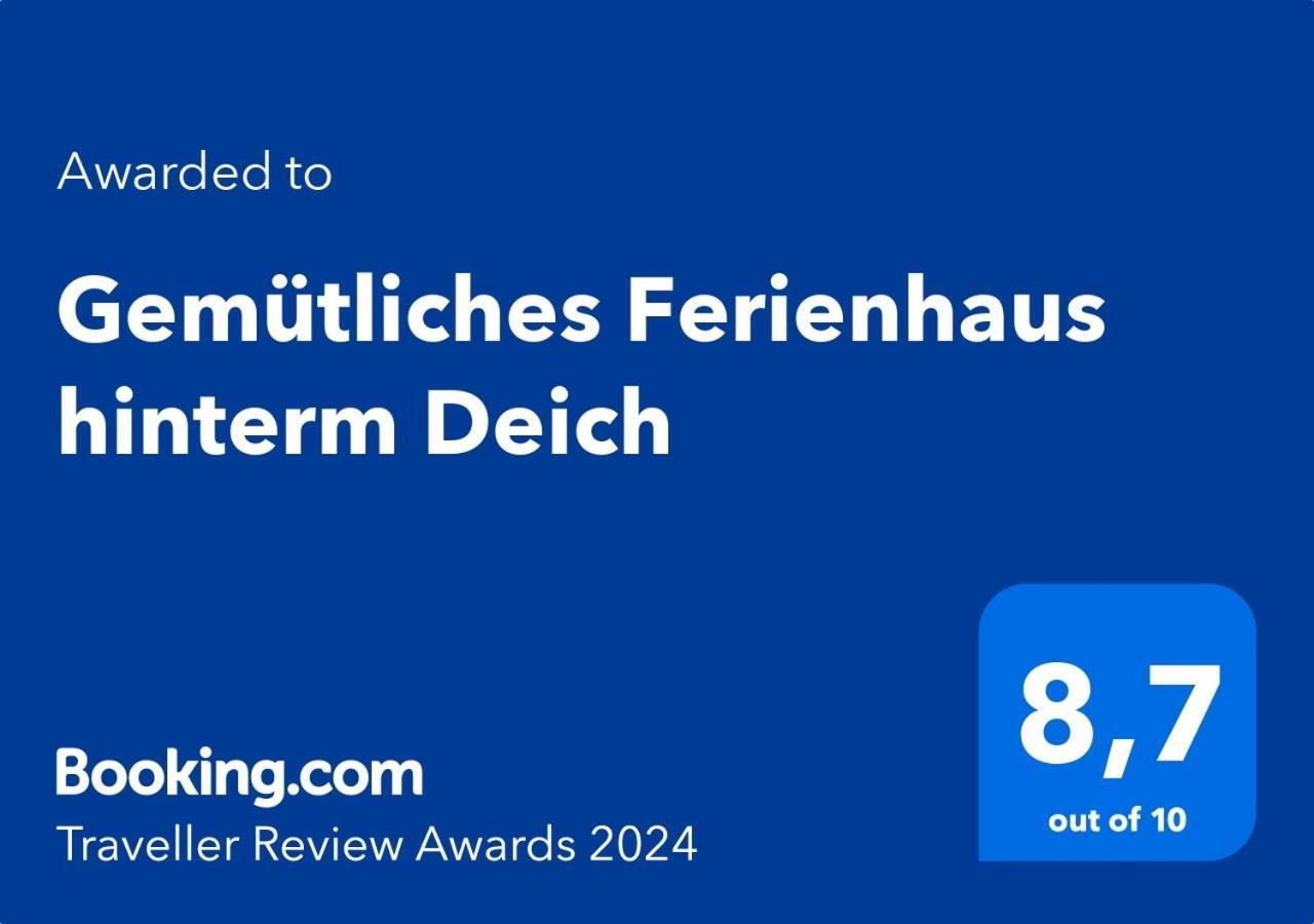 Gemuetliches Ferienhaus Hinterm Deich Nordstrand Zewnętrze zdjęcie