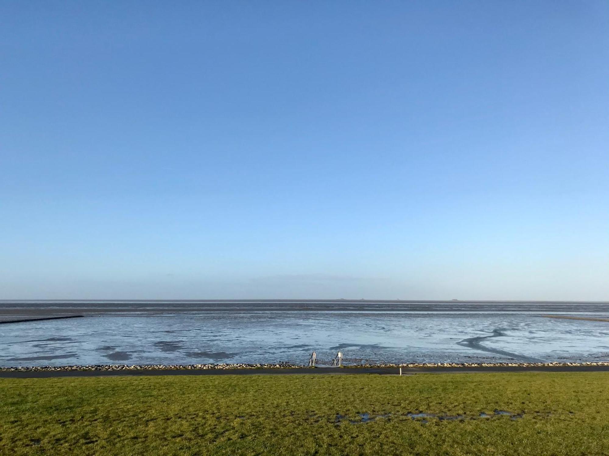 Gemuetliches Ferienhaus Hinterm Deich Nordstrand Zewnętrze zdjęcie